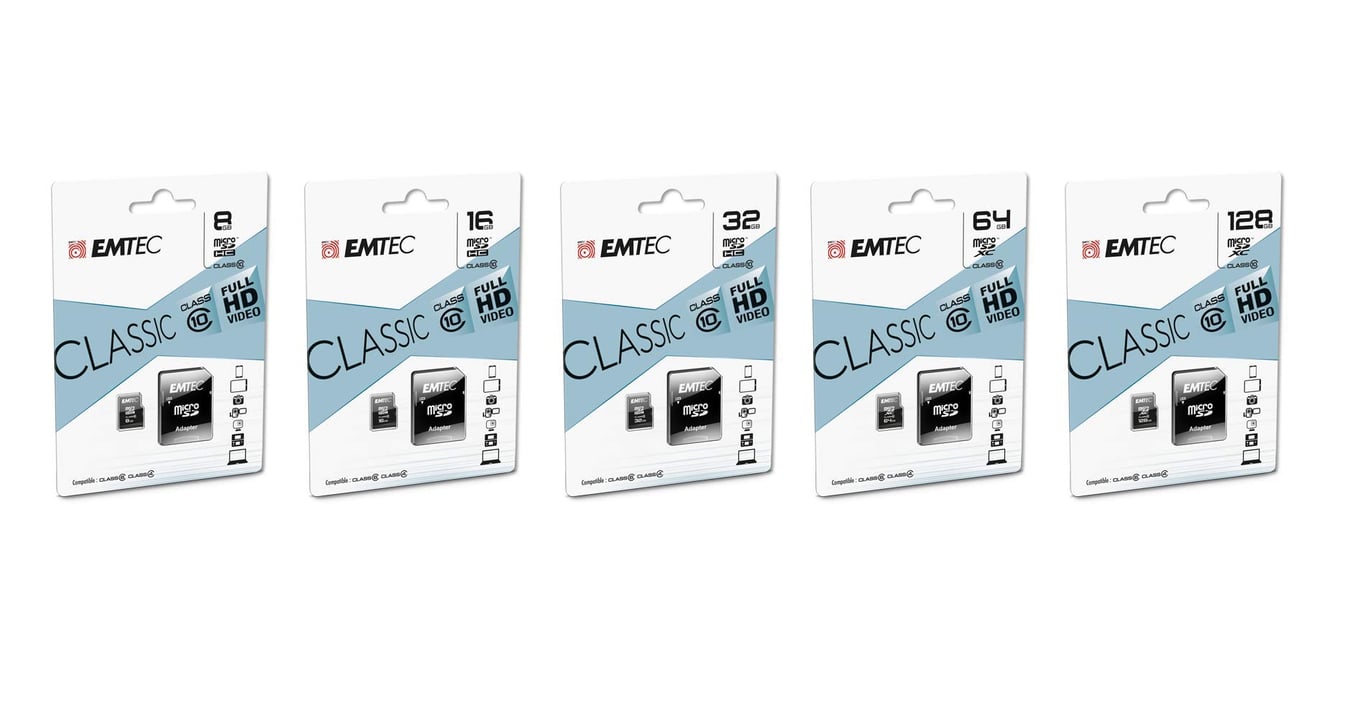 Emtec Classic 8 Go SDHC Classe 10 Neuf - vue 2