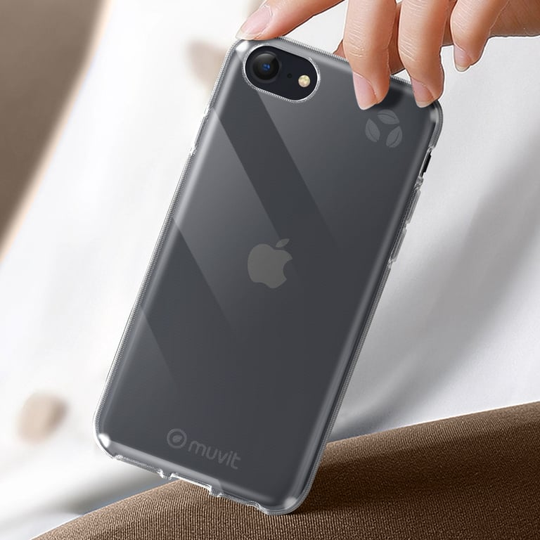 Pack Muvit For Change Coque et Verre Trempé pour iPhone SE 8 7 6S et 6 - vue 4