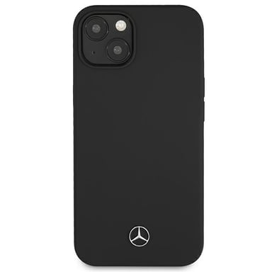 Funda Mercedes para iPhone 13 mini 5.4'' negra Silicone Line