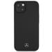 Funda Mercedes para iPhone 13 mini 5.4'' negra Silicone Line