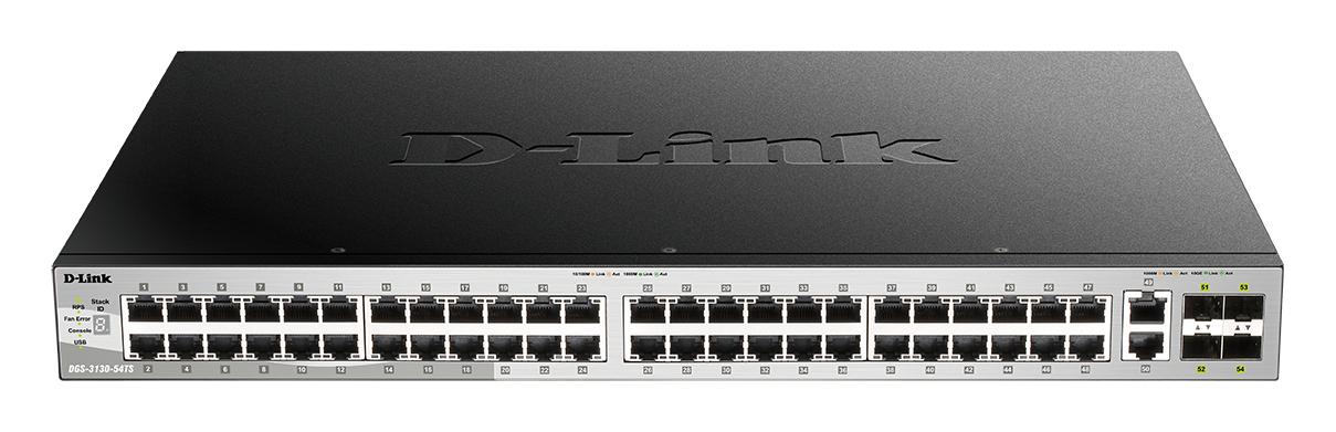 D Link 54 PORT STACKABLE SWITCH 48X1G - vue 2