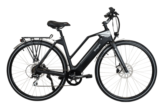 Vélo électrique ultra-léger Vadrouilleur Noir - Cadre carbone, 100 km d'autonomie