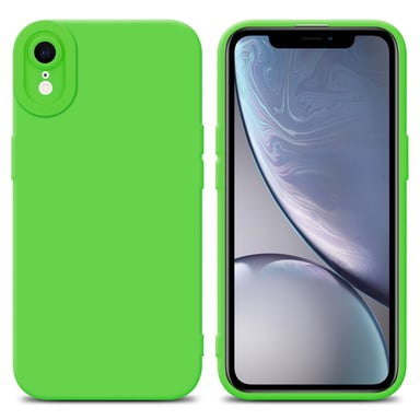 Coque pour Apple iPhone XR en FLUID VERT Housse de protection Étui en silicone TPU flexible