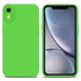Coque pour Apple iPhone XR en FLUID VERT Housse de protection Étui en silicone TPU flexible