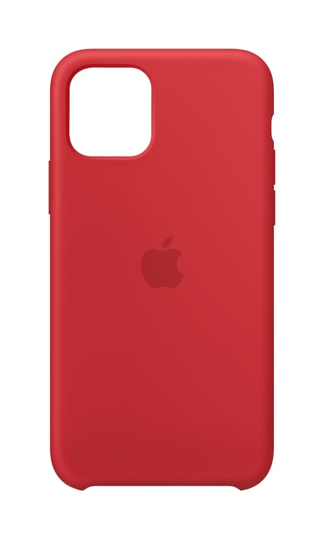 Coque en silicone pour iPhone 11 Pro Rouge