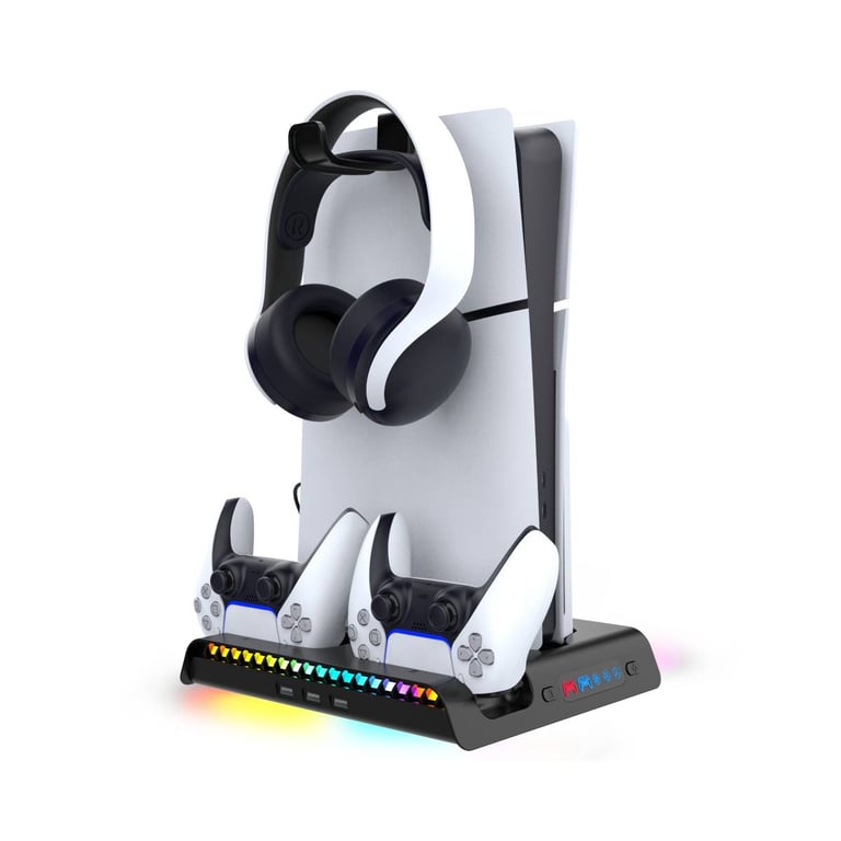 Station de Charge RGB Multifonction iPega P5S006H Refroidissement Actif Chargeur Double 3 Ports USB - vue 4