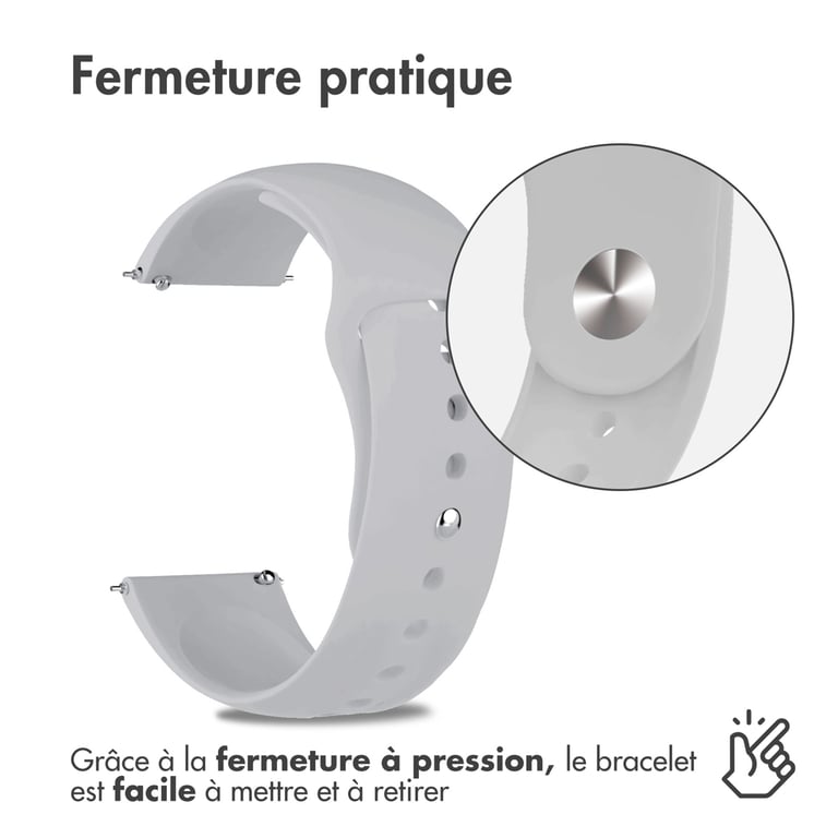 imoshion Bracelet Sport en silicone Connexion universelle de 22 mm Neuf - vue 9