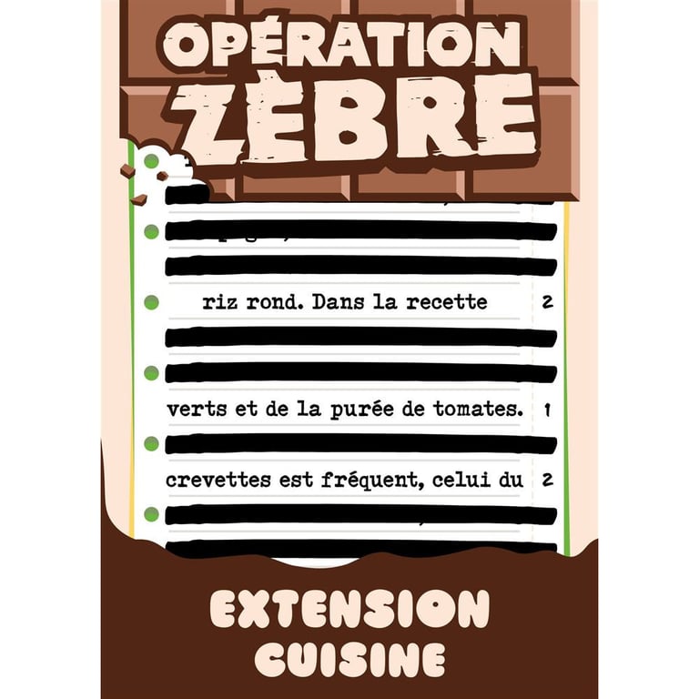 Jeu de culture générale Big Moustache Opération Zèbre Extension Cuisine - vue 3
