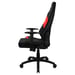 Aerocool ADMIRALBR Silla Gaming Profesional, Cojines Acolchados, Tecnología Air, Negro/Rojo