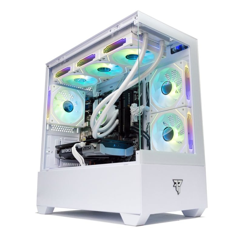 PC Sobremesa PcCom Ready AMD Ryzen 7 5800X / 32GB / 1TB SSD / RTX 5060 Ti 16GB Blanco / Windows 11 Home - Neuf