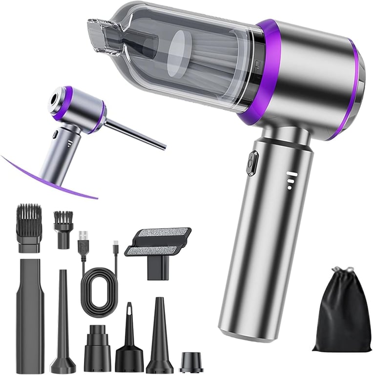 Aspirateur À Main Sans Fil 4-en-1 – Aspiration 15,000PA, HEPA - vue 2