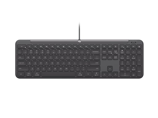 Logitech Signature Slim Wired K620 For Business teclado Universal USB QWERTY Español Grafito