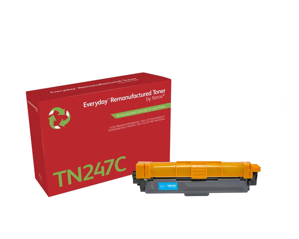 Everyday Toner rigenerato ¿ di Xerox Ciano compatibile con Brother TN247C High capacity - vue 2