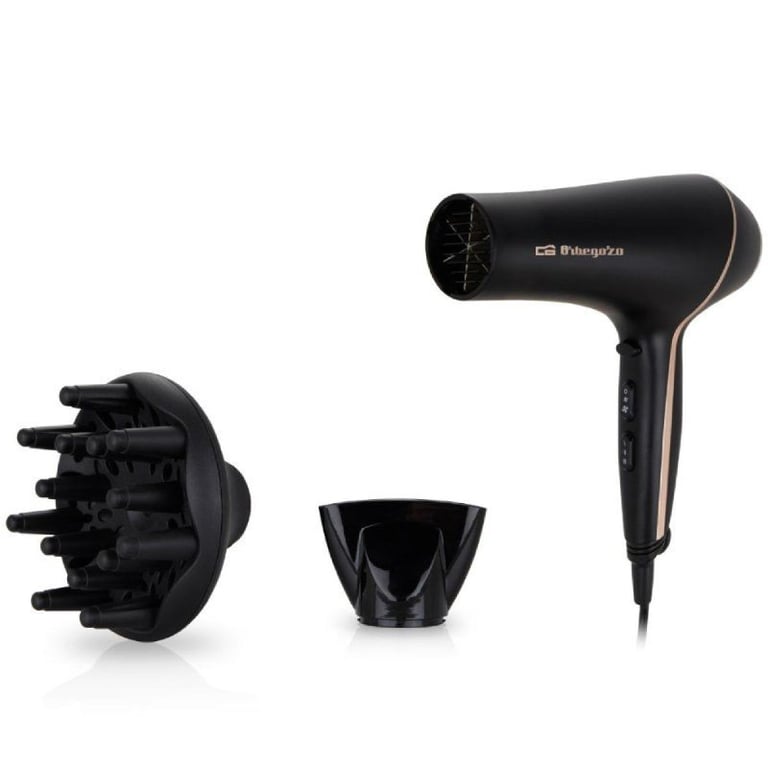 Sèche cheveux avec Diffuseur Orbegozo SE 2065 3 Températures 2 Vitesses Accessoires - vue 3