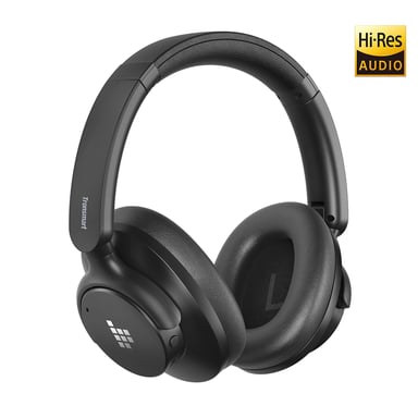 Tronsmart Q20S Casque hybride à suppression active du bruit, casque supra-auriculaire sans fil avec micro, audio haute résolution, 60 heures de lecture, basses profondes, égaliseur personnalisé via
