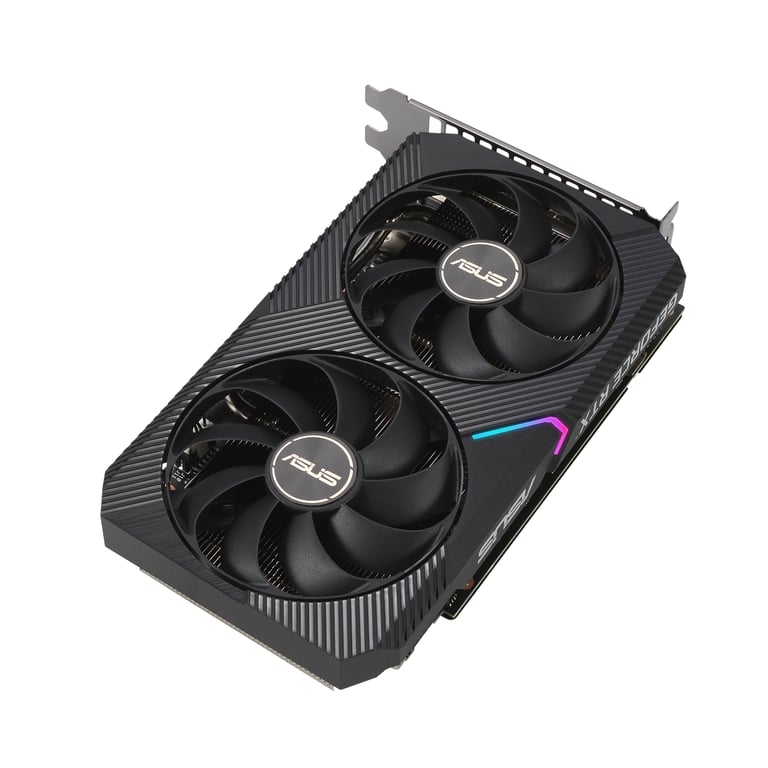 ASUS Dual GeForce RTX 3060 Ti V2 MINI OC Edition NVIDIA 8 Go GDDR6 Neuf - vue 2