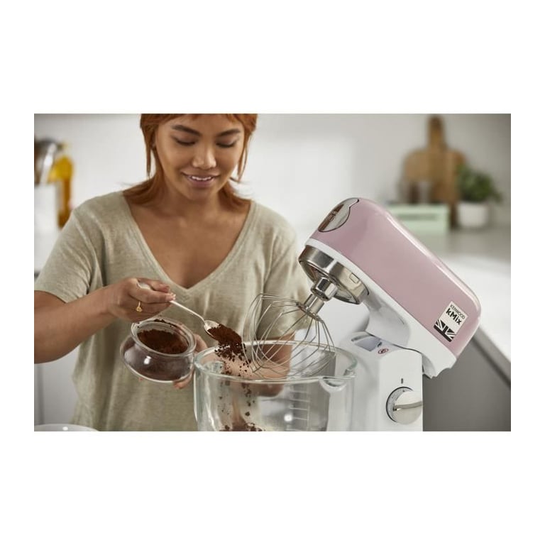 Robot pâtissier multifonction KENWOOD KMX754PP Moteur professionnel 2 sorties pour accessoires Bol en verre avec - vue 4