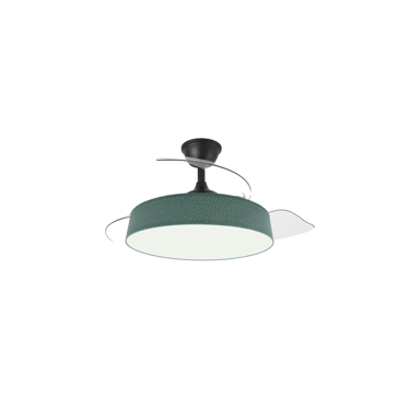 Ventilador de techo Fabrilamp boga 72W negro/verde