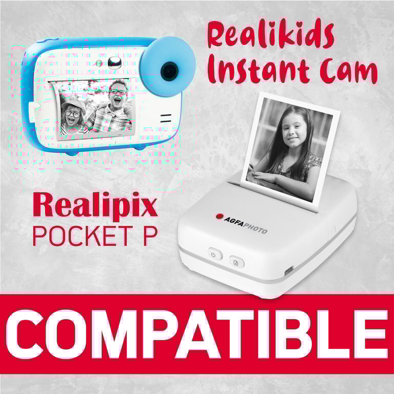 Pack 3 rouleaux papier thermique AgfaPhoto ATP3WH - vue 4