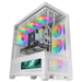 Mars Gaming MCLCDXW unité centrale Midi Tower Blanc