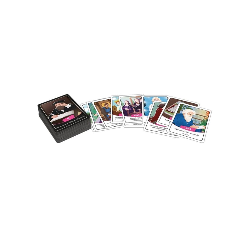 Jeu de Société Asmodee ZYGTIM0301FR – Timeline Célébrités, Jeu Éducatif de Culture Générale - vue 4