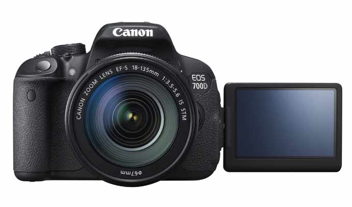Canon EOS + EF 18 55mm Kit d'appareil photo SLR 18 MP CMOS 5184 x 3456 pixels Bon état - vue 2
