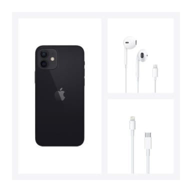 iPhone 12 64 GB, Negro, desbloqueado