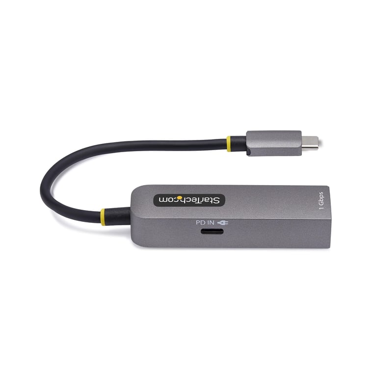 StarTech.com Adaptateur USB C vers Ethernet NIC PD Pass Through Adaptateur Réseau USB 3.0 Type C 1Gbps Speed Compatible Thunderbolt Windows & Mac Neuf - vue 2