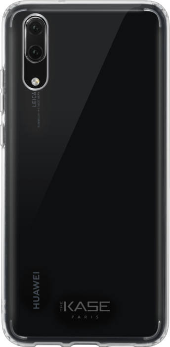 Coque hybride invisible pour Huawei P20, Transparent