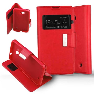 Etui Folio Rouge compatible Nokia Lumia 640