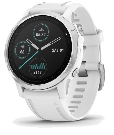 Garmin f?nix 6S 3,05 cm (1.2 ) 42 mm Noir, Blanc GPS (satellite)