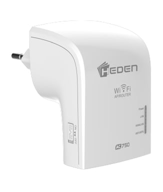 Heden AC 750 Repetidor de red 433 Mbit/s Blanco