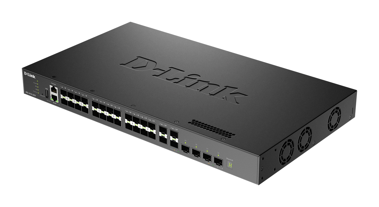 D Link SWITCH L3 28 PORTS 10 GBE - vue 3