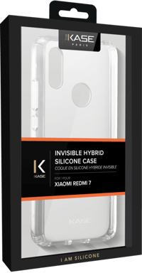 Coque hybride invisible pour Xiaomi Redmi 7, Transparent