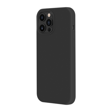 Funda de gel de silicona suave para Apple iPhone 13 Pro Max, negro satinado