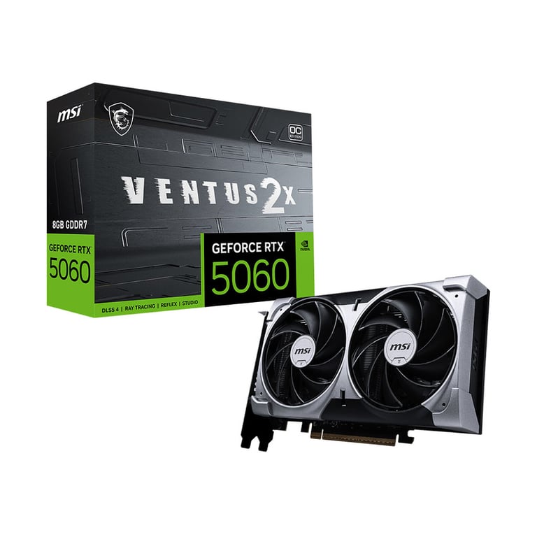 PC Gamer MSI I5 RTX 5060 8GO MSI Ventus 2X Ram SSD MSI Mag M100R Windows 11 - vue 4
