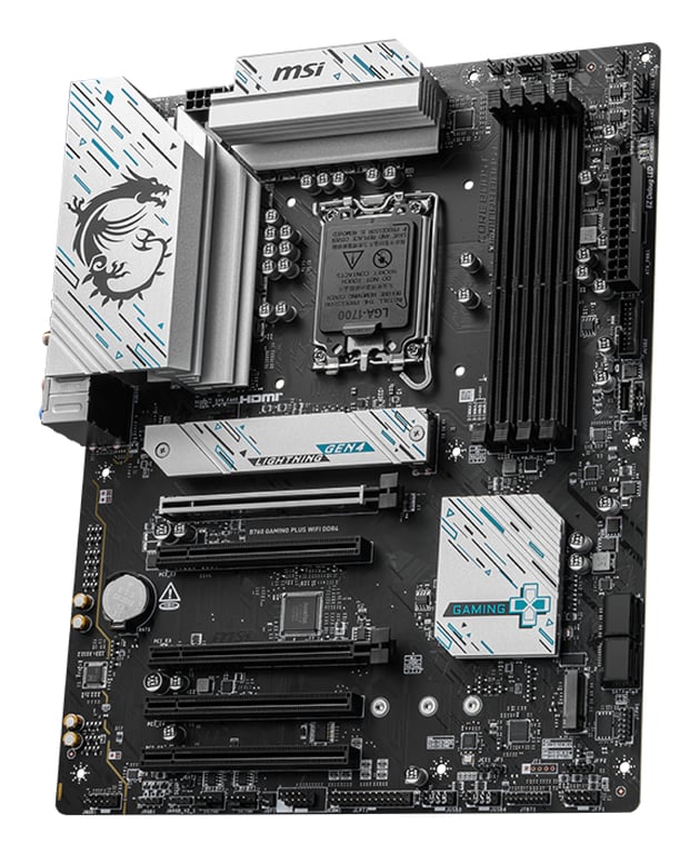 MSI B760 GAMING PLUS WIFI DDR4 - vue 5