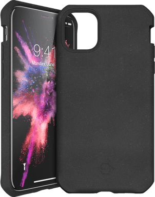 Custodia rinforzata iPhone 11 Feronia Bio Terra Black Itskins