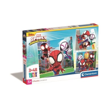 CLEMENTONI - 3x48 piezas - Spidey y sus extraordinarios amigos