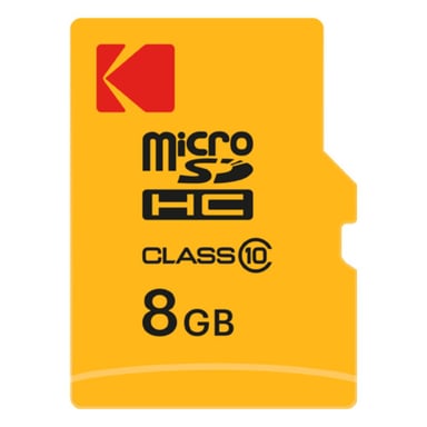 Scheda di memoria Micro SDHC KODAK da 8 GB con adattatore - Soluzione di archiviazione ad alta velocità