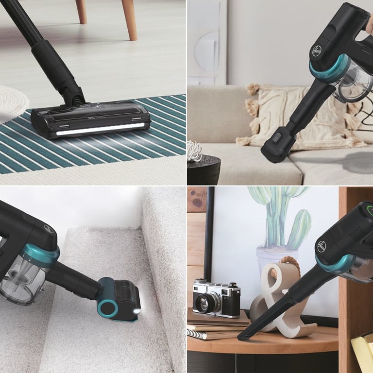 Hoover HF410P 011 Aspiradora escoba Batería Secar Micro Sin bolsa 0,4 L 240 W Verde