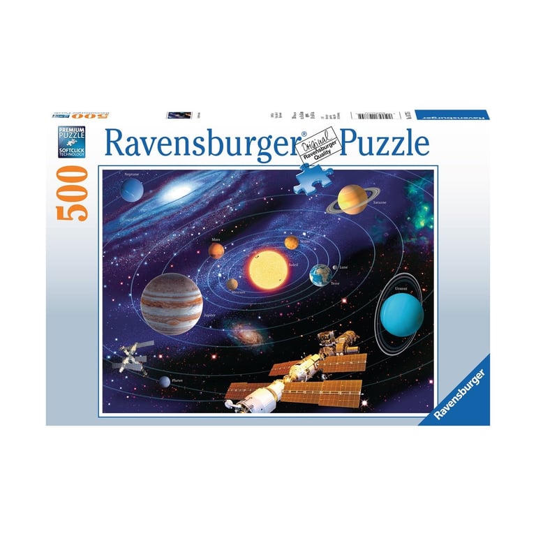 Puzzle 500 pièces : Système solaire Ravensburger France - vue 3
