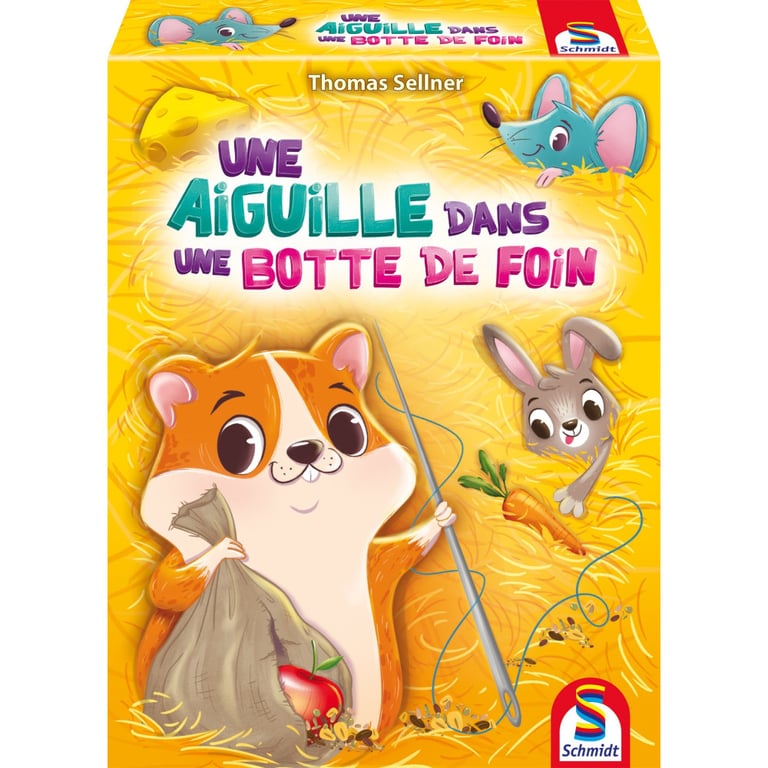 Jeu de cartes pour enfants Schmidt Spiele A Needle in a Haystack 5+ Rapide Illustré Jaune Neuf