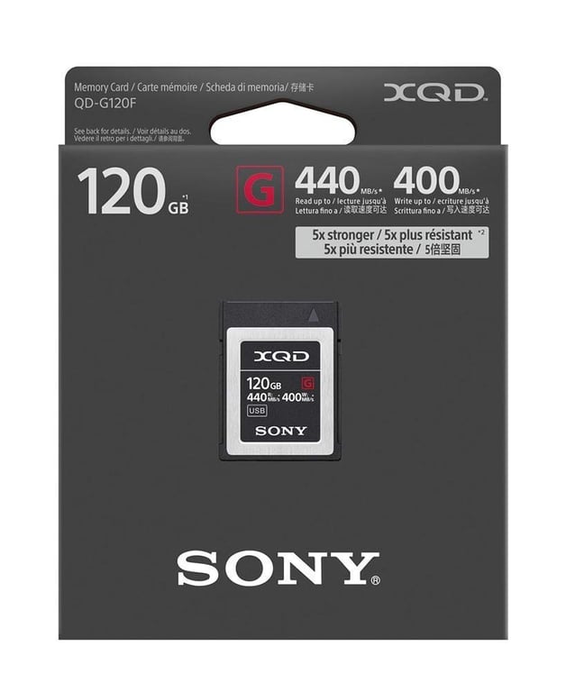 Sony XQD 120 Go - vue 5