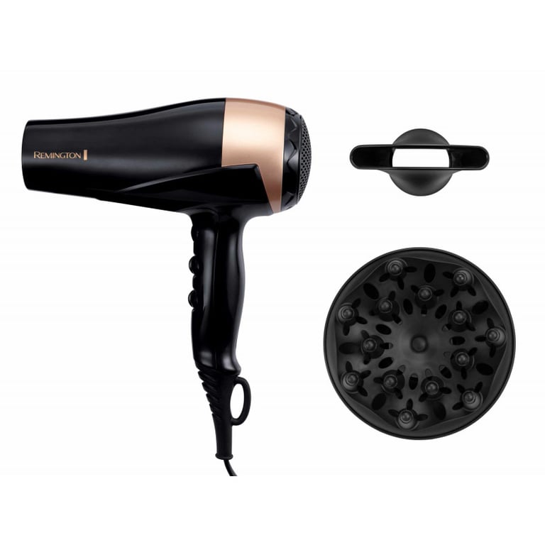 Remington D6098 sèche-cheveux 2200 W Noir, Bronze - Neuf