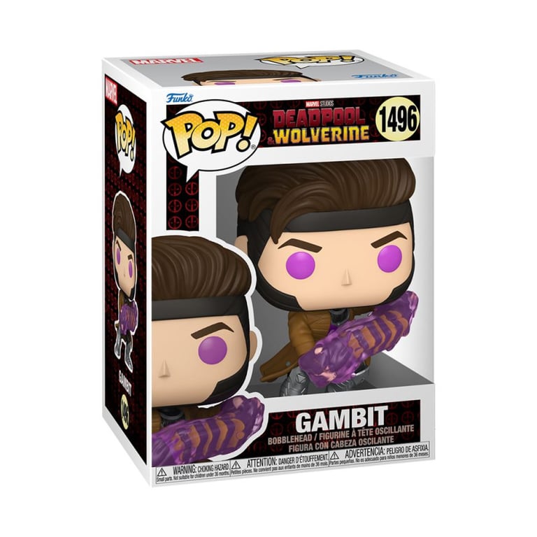 Figurine Funko Pop Marvel DP 3 S3 Gambit - vue 9