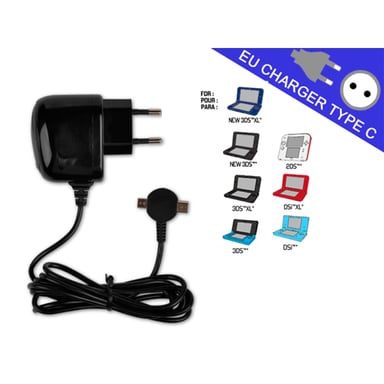 Caricatore di rete DS-DSi- DSi XL-2DS-3DS-New3DS