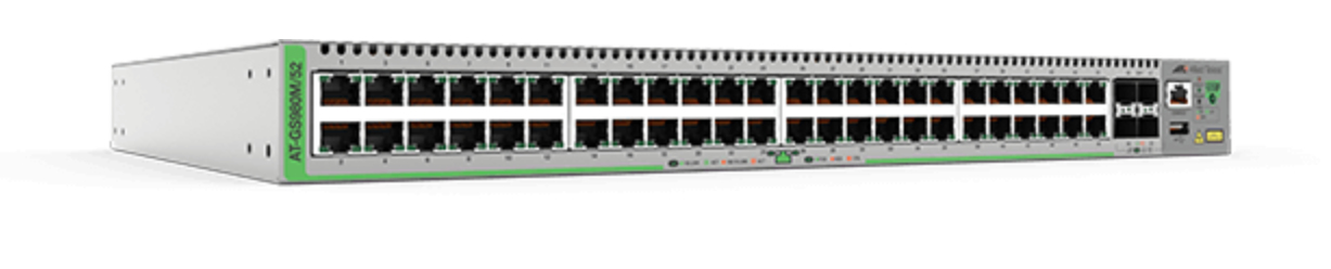Allied Telesis AT GS980M52 50 Géré Gigabit Ethernet 101001000 Neuf