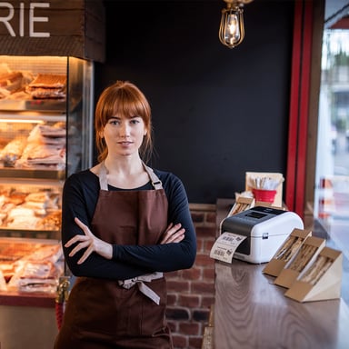 Stampante professionale di etichette Brother TD-4550DNWB Bluetooth