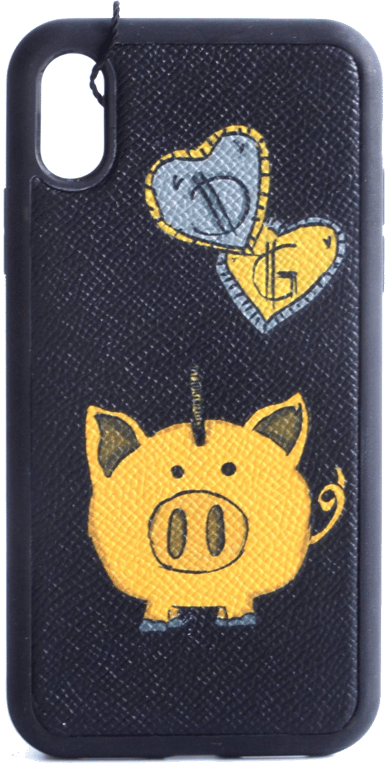 Dolce & Gabbana Coque Piggy Bank Print iPhone XR Case